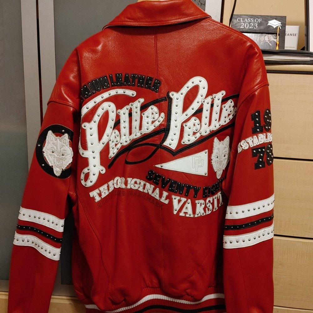 Red Size 50 Original Pelle Pelle Coat